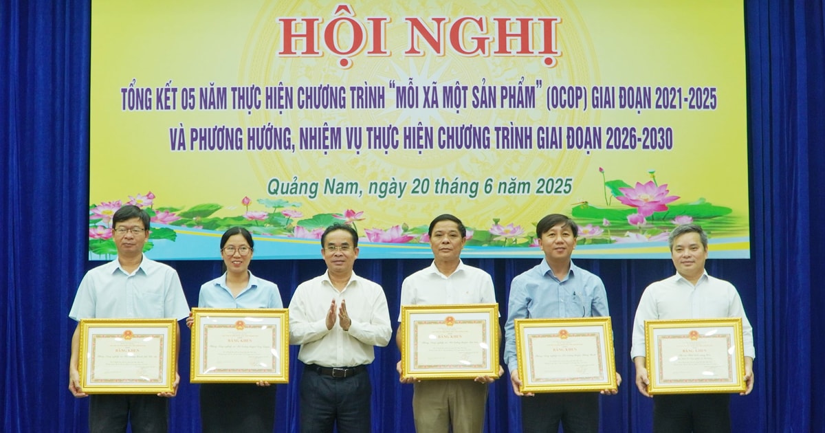 Quảng Nam có 546 sản phẩm OCOP từ 3-5 sao