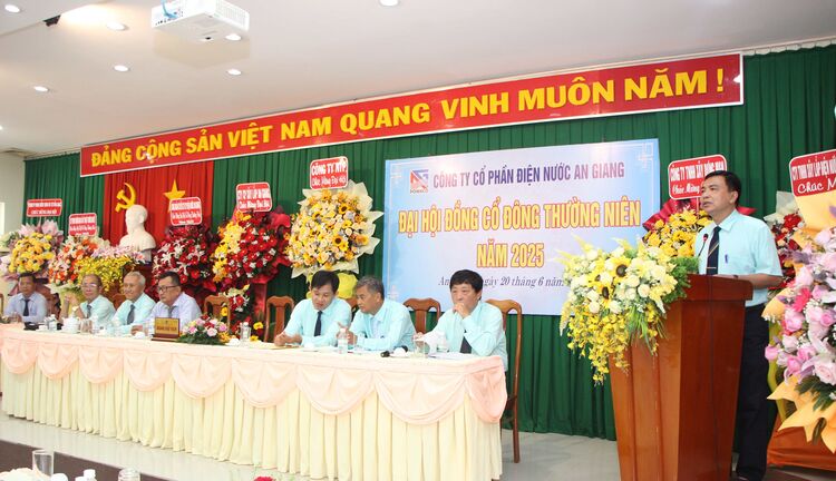 Assemblée générale annuelle des actionnaires 2025 de la société par actions d'électricité et d'eau d'An Giang