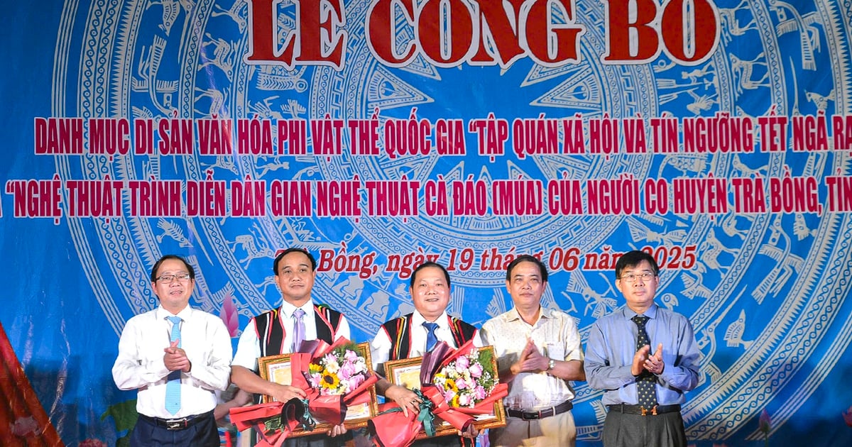 A nivel nacional se reconocen dos patrimonios culturales del pueblo Cor en Quang Ngai.