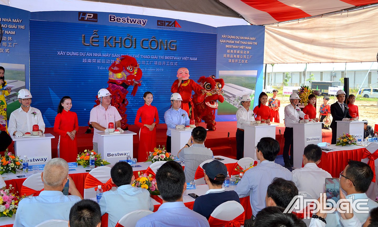 Nhiều doanh nghiệp có vốn đầu tư trực tiếp nước ngoài đã có mặt tại Tiền Giang.