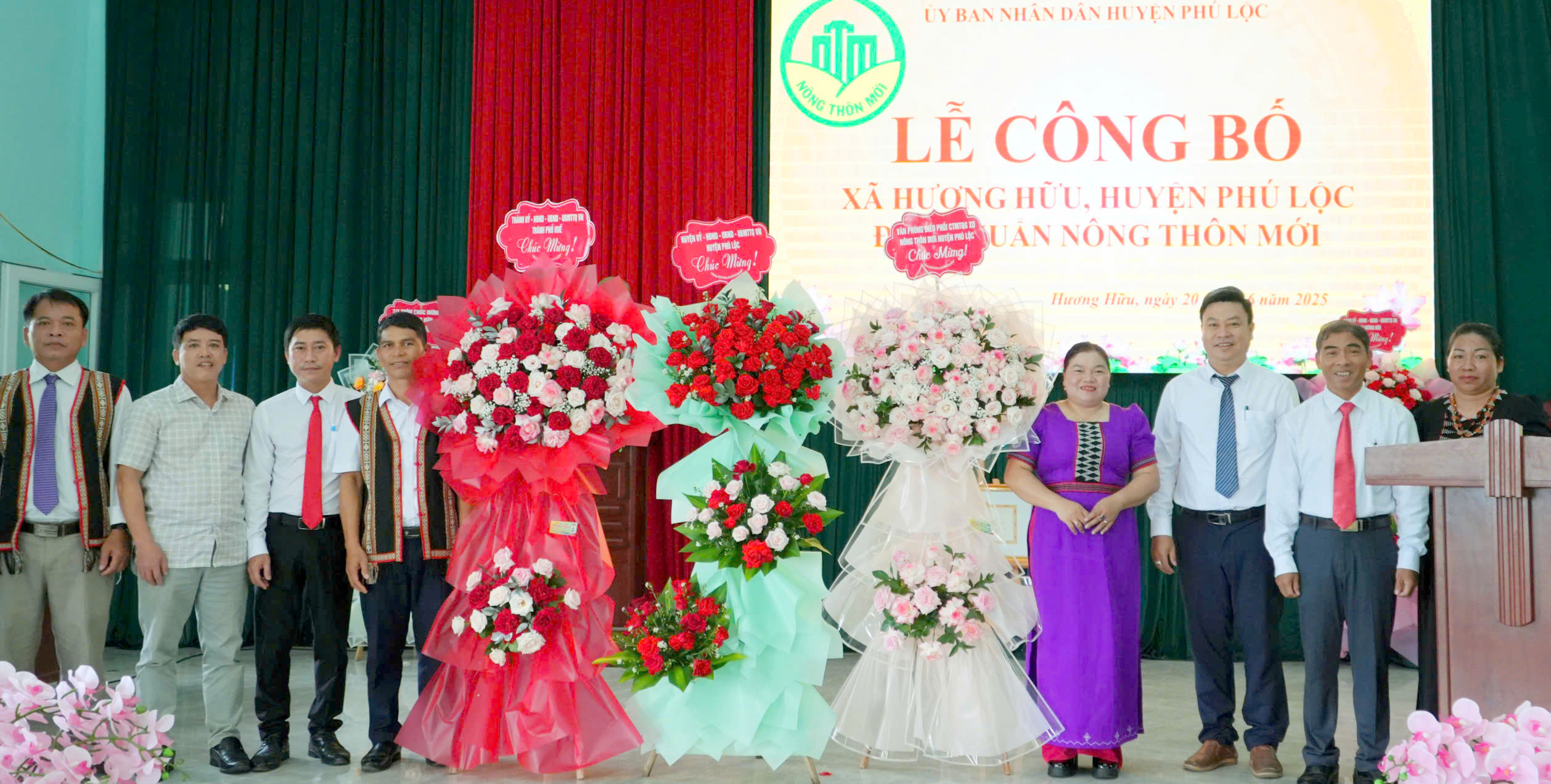 Hương Hữu được công nhận xã đạt chuẩn nông thôn mới