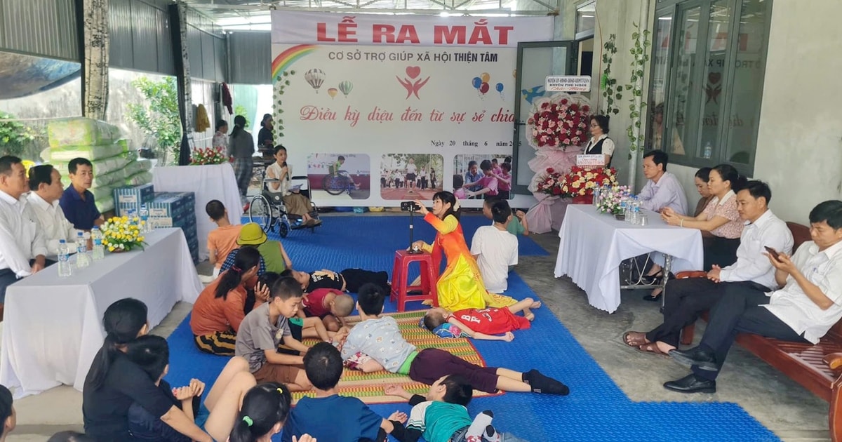 Phú Ninh: Ra mắt cơ sở trợ giúp xã hội dành cho trẻ khuyết tật