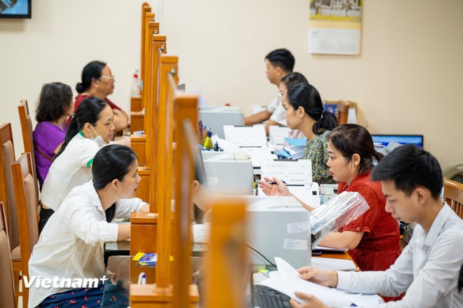 Thành phố Hà Nội sẽ tiến hành vận hành thử nghiệm mô hình chính quyền địa phương hai cấp tại 126 phường, xã mới từ ngày 20 đến 26/6. (Ảnh: Minh Sơn/Vietnam+)