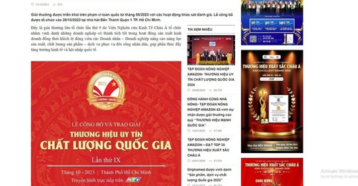 Site Web de l'Institut asiatique de recherche économique avant...