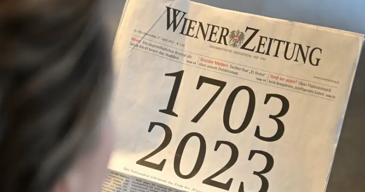 Chuyện thú vị về Wiener Zeitung, tờ báo in lâu đời nhất thế giới