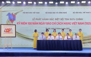 Lãnh đạo Bộ KH&CN thăm, chúc mừng các cơ quan báo chí nhân Kỷ niệm 100 năm Ngày Báo chí cách mạng Việt Nam - Ảnh 4.