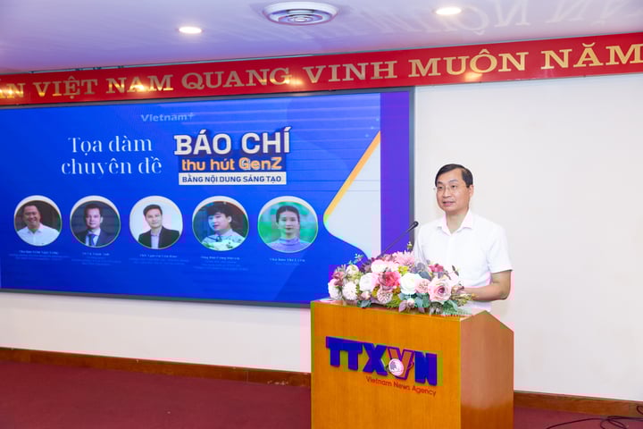 Periodista Tran Tien Duan, editor jefe del periódico electrónico VietnamPlus. (Foto: Minh Son)