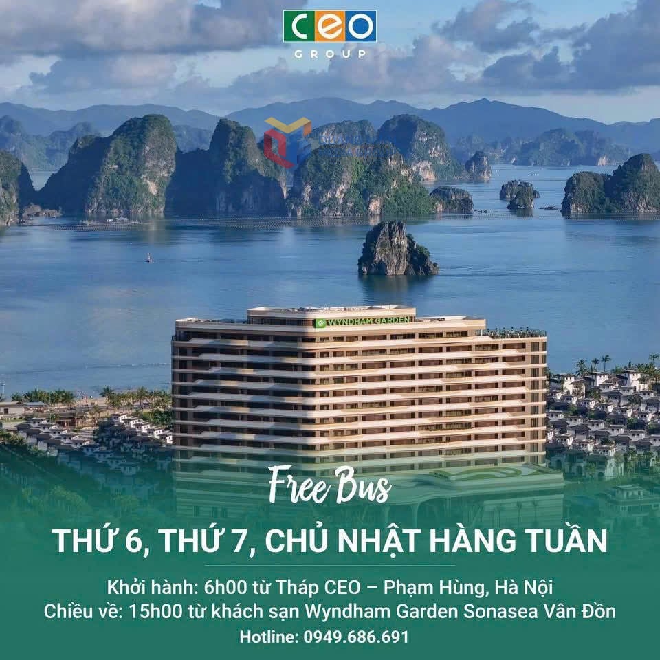 Lịch trình xe bus miễn phí từ Hà Nội về Sonasea Vân Đồn và ngược lại.