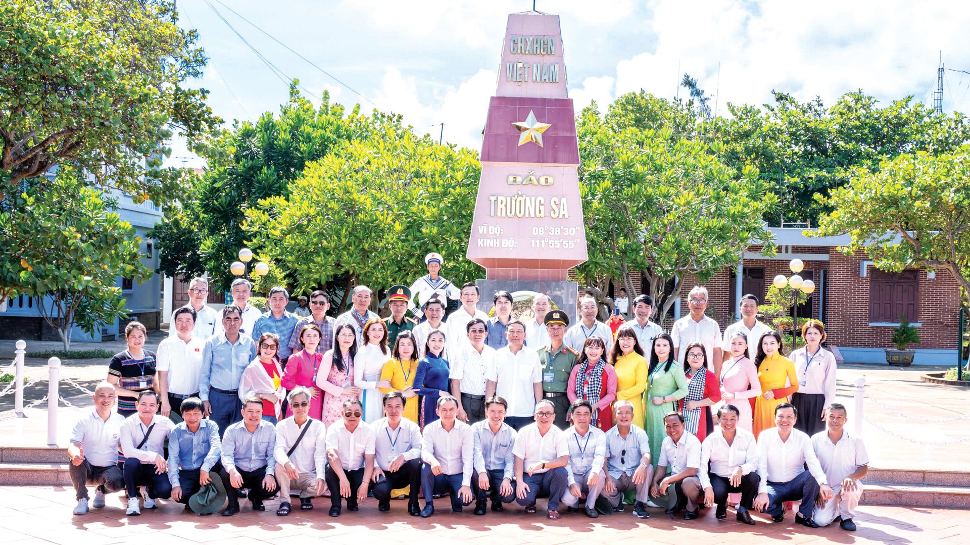 Đoàn công tác tỉnh Lâm Đồng tại quần đảo Trường Sa vào tháng 5/2025