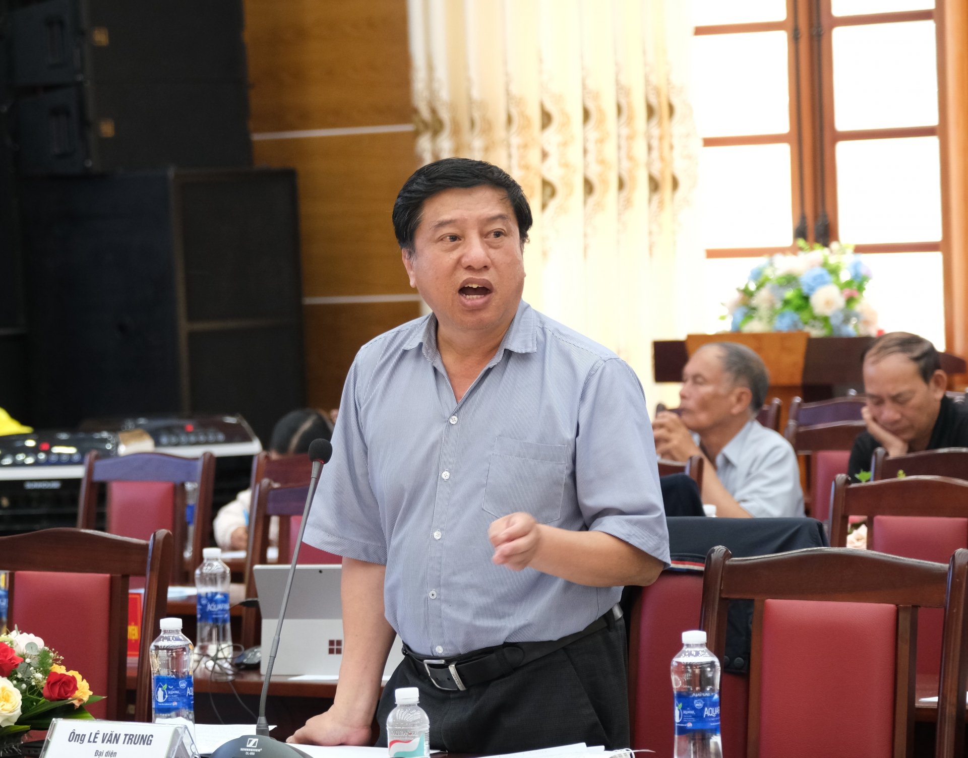 Đại diện lãnh đạo Sở Nông nghiệp và Môi trường tỉnh Lâm Đồng phát biểu tại Hội nghị