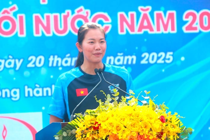 Ánh Viên lan tỏa việc phòng chống đuối nước - Ảnh 1.
