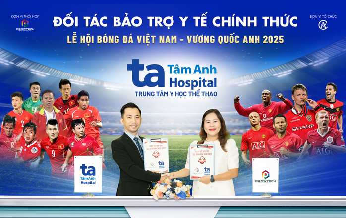 BVĐK Tâm Anh vinh dự bảo trợ y tế cho sự kiện “Huyền thoại Manchester Reds” đến Việt Nam- Ảnh 1.
