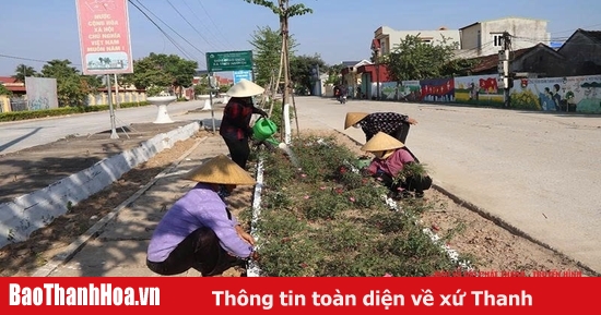 Những mô hình tiêu biểu trong XDNTM ở Thiệu Hóa