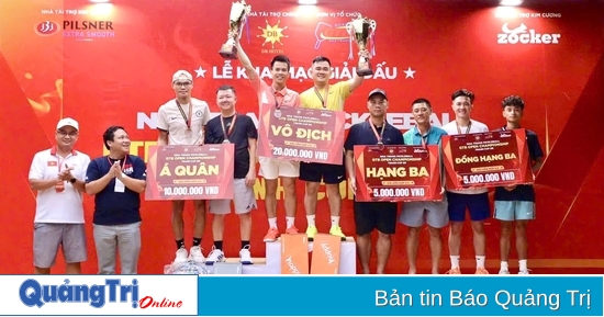 Góp sức đưa pickleball Quảng Trị vươn xa