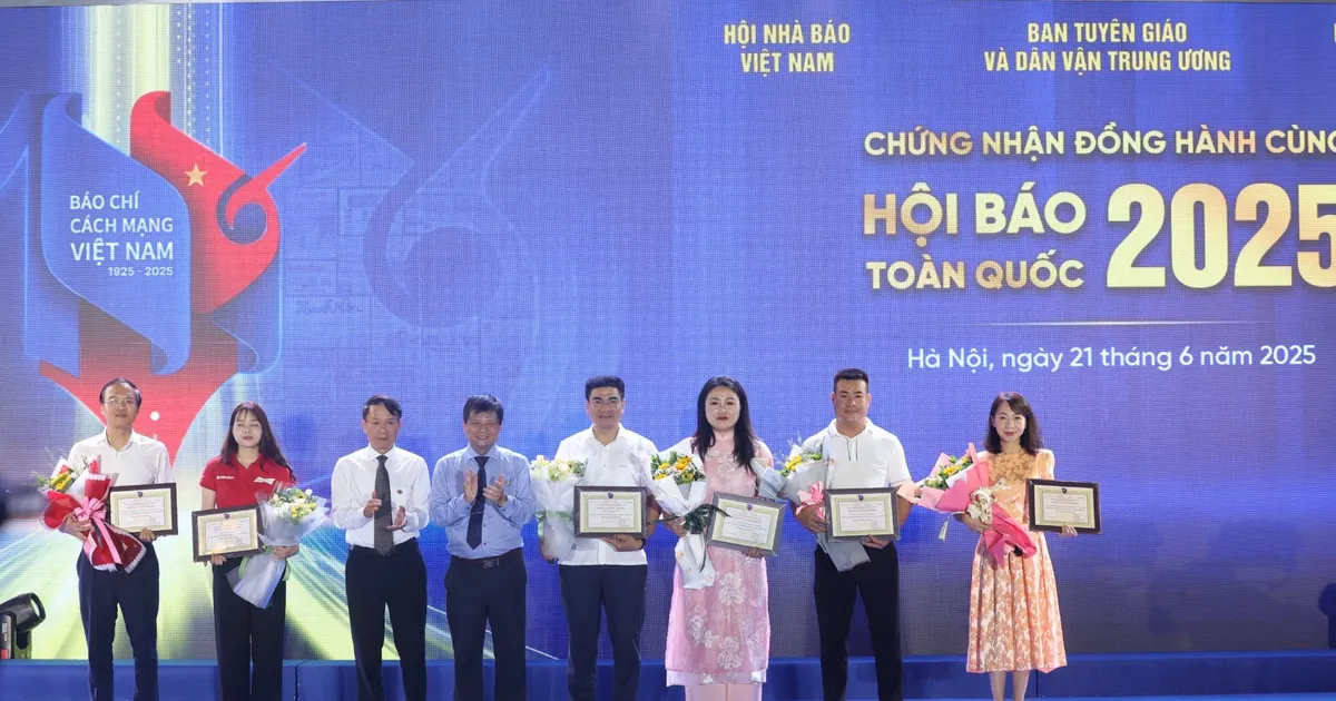 122 giải thưởng được trao tại Hội Báo toàn quốc 2025