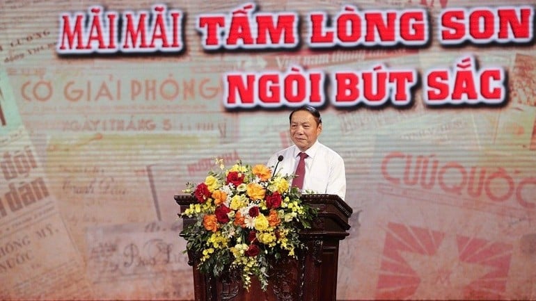 Bộ trưởng Văn hóa, Thể thao và Du lịch Nguyễn Văn Hùng phát biểu khai mạc.