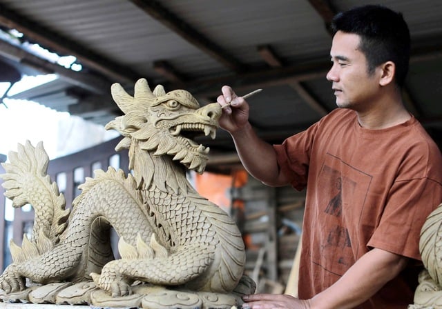 Bài chòi 'thức giấc' trên gốm- Ảnh 1.