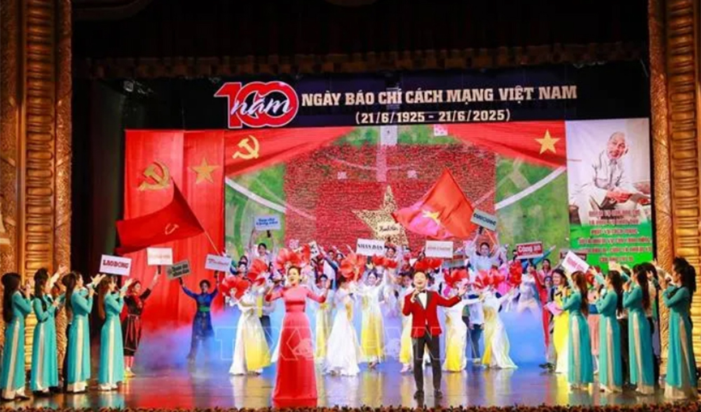 Chương trình nghệ thuật đặc biệt kỷ niệm 100 năm Ngày Báo chí Cách mạng Việt Nam: Mãi mãi tấm lòng son, ngòi bút sắc