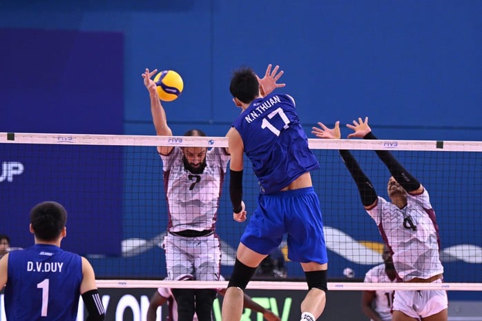 Bóng chuyền Việt Nam suýt lật đổ Qatar tại tứ kết AVC Nations Cup- Ảnh 2.