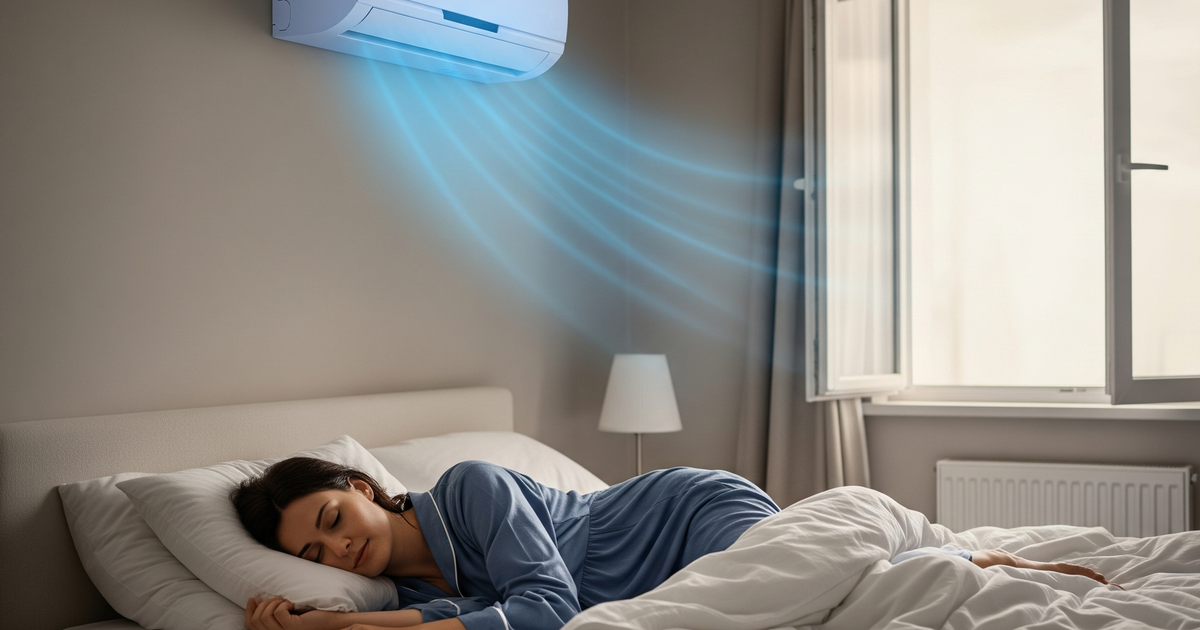 New day with health news: How to sleep with air conditioning without a dry throat