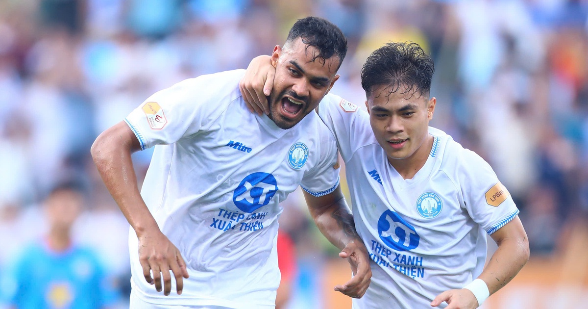 V-League 2024-2025 final standings: Nam Dinh crowned, Binh Dinh returns to first division, HAGL top 9