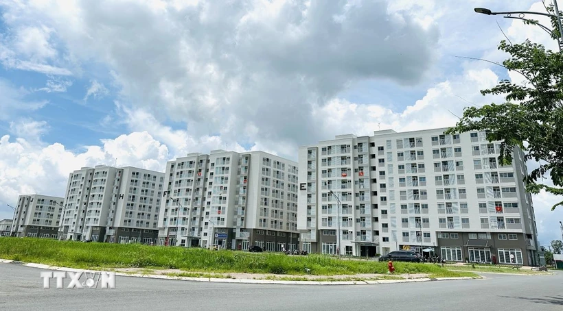 Một dự án nhà ở xã hộ. (Ảnh: Thanh Liêm/TTXVN)