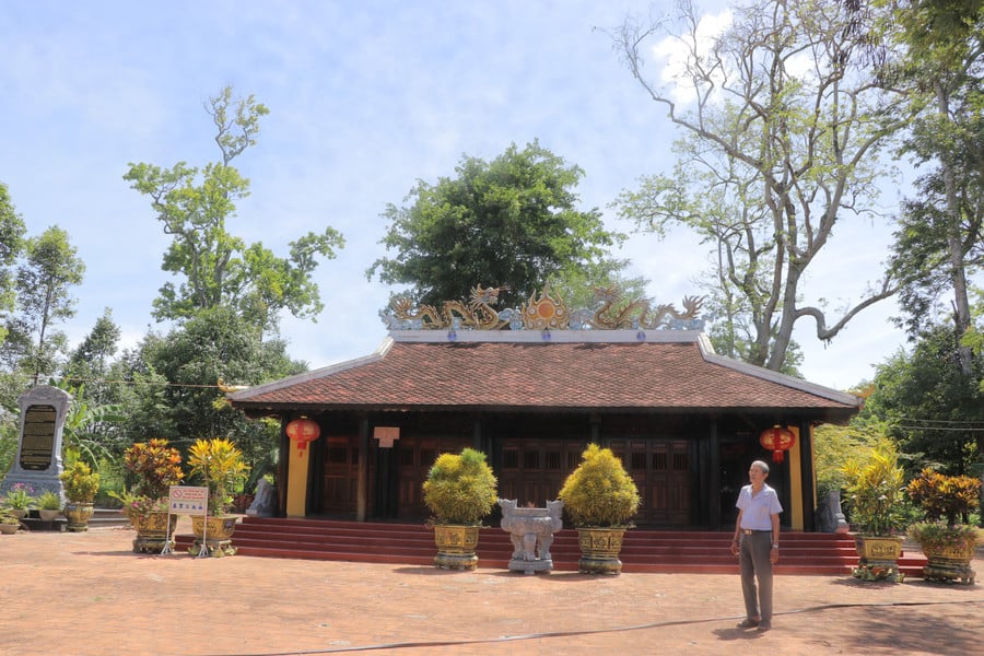 di sekitar benteng An Khe, tapak bersejarah Tay Son, Thuong Dao, yang tergolong dalam kompleks tapak bersejarah negara, pada masa ini terdapat 5 benteng yang hijau dan sihat. (Imej: Ngoc Minh)