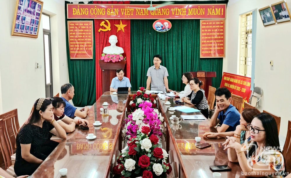 សម្ព័ន្ធសហករណ៍ខេត្តបានសម្របសម្រួលជាមួយគណៈកម្មាធិការប្រជាជនឃុំ Tan Linh (Dai Tu) ដើម្បីផ្សព្វផ្សាយ និងឧបត្ថម្ភគ្រួសារបង្កើតសហករណ៍។
