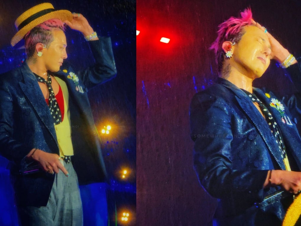 G-Dragon đội mưa hát 5 bài, BTC không chào từ biệt khiến vạn fan hụt hẫng - 1