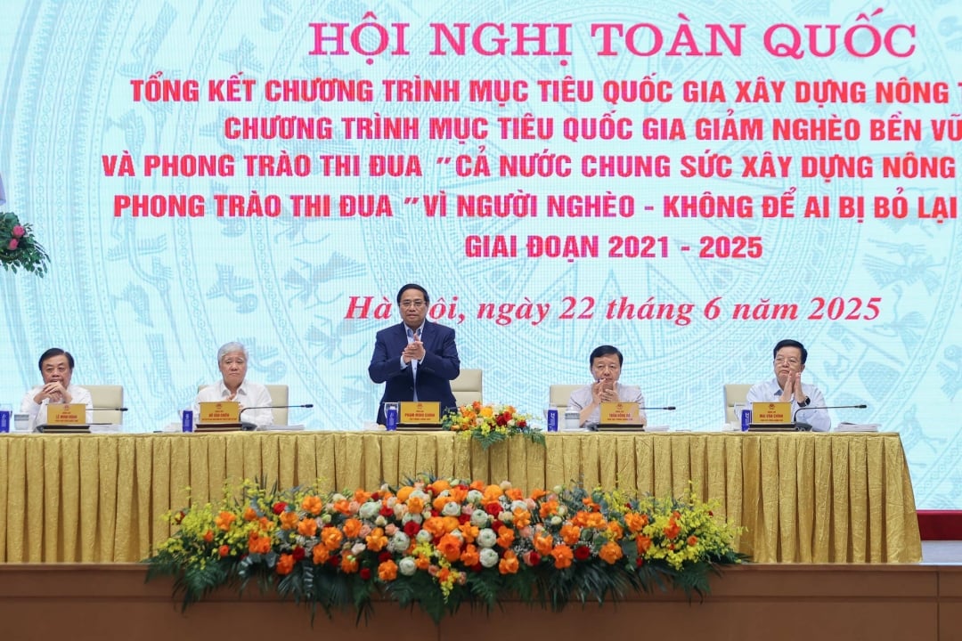 Prime Minister Pham Minh Chinh chaired the conference (source chinhphu.vn)