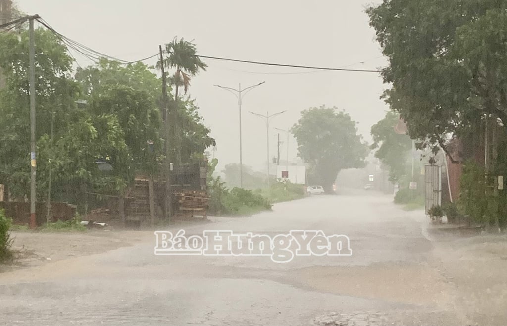 อำเภอโค่ยโจวมีฝนตกหนัก