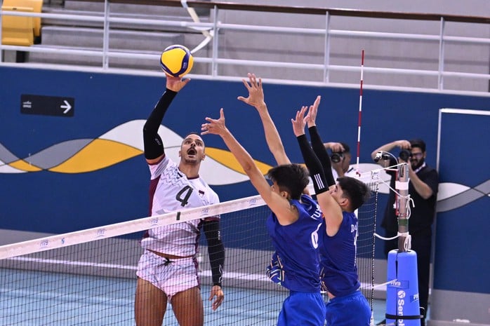 Bóng chuyền Việt Nam suýt lật đổ Qatar tại tứ kết AVC Nations Cup- Ảnh 3.