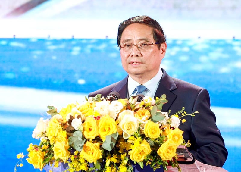 Thủ tướng Chính phủ Phạm Minh Chính phát biểu tại buổi lễ.