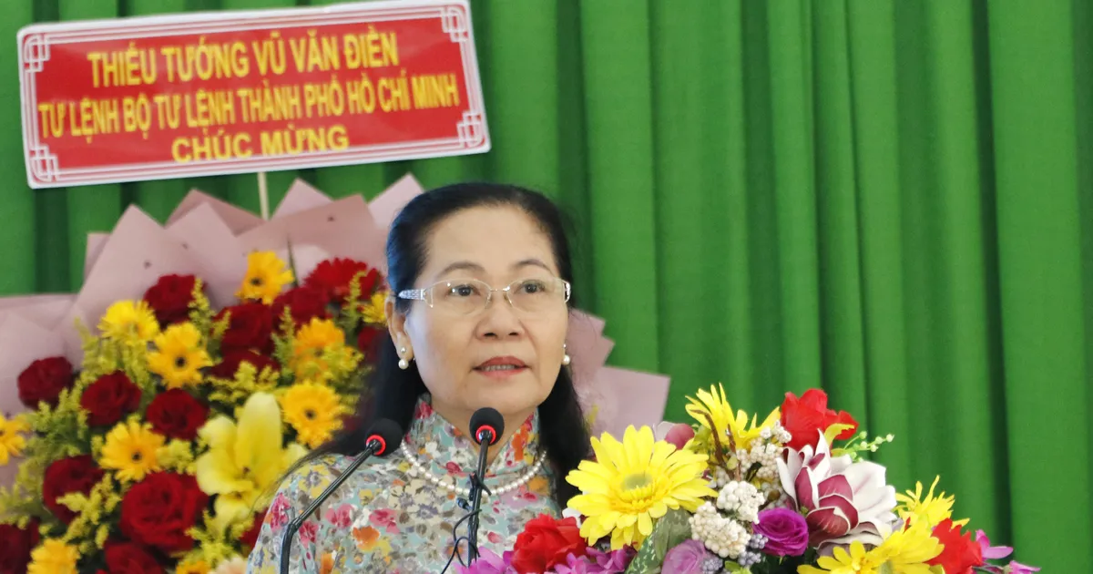 Comrade Nguyen Thi Le: The spirit and character of Cu Chi and the heritage of the Land of Steel and Bronze will never fade.