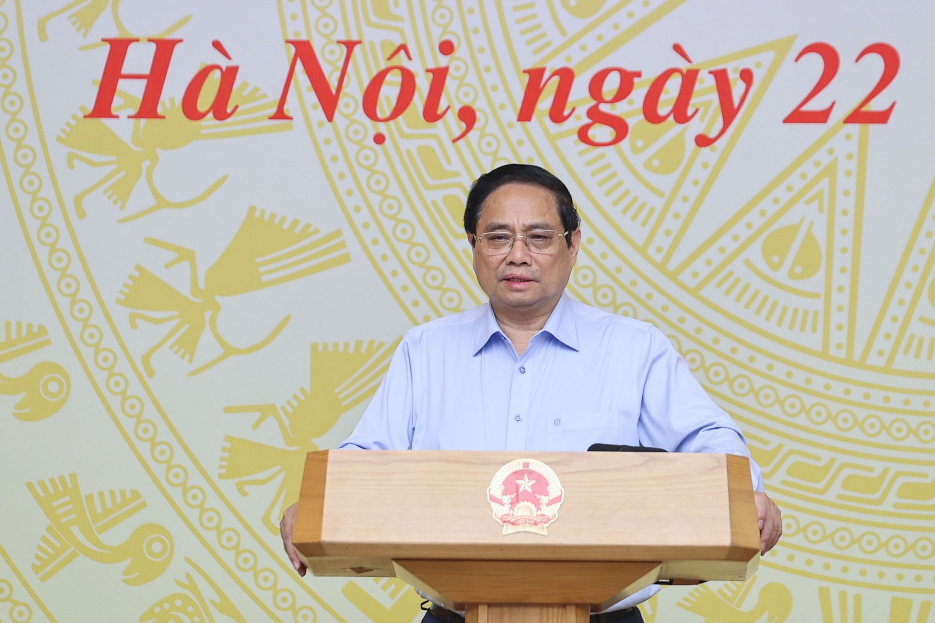 Thủ tướng Chính phủ Phạm Minh Chính phát biểu chỉ đạo tại Hội nghị.