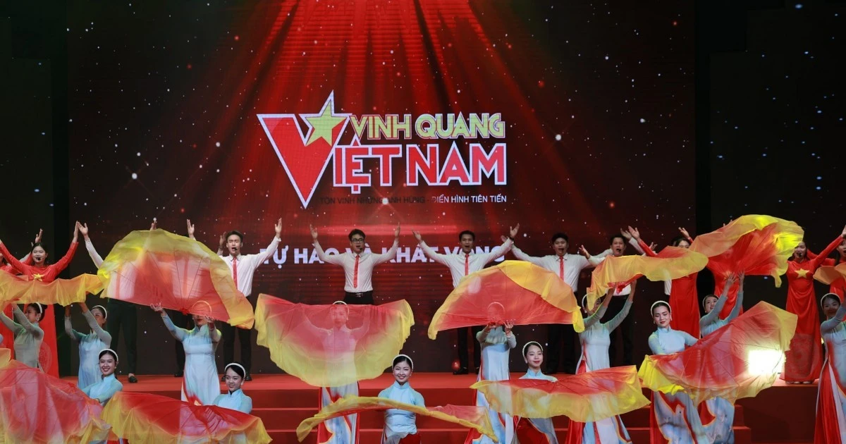 Chương trình 'Vinh quang Việt Nam': Tạo động lực cho phong trào thi đua yêu nước
