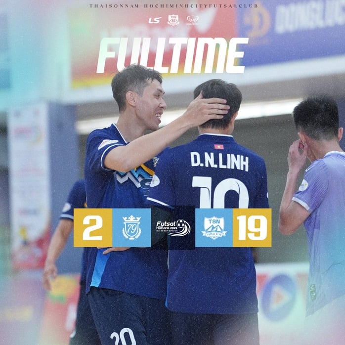 Thái Sơn Nam thắng cách biệt 17 bàn, tạo kỷ lục Giải futsal quốc gia  - Ảnh 1.