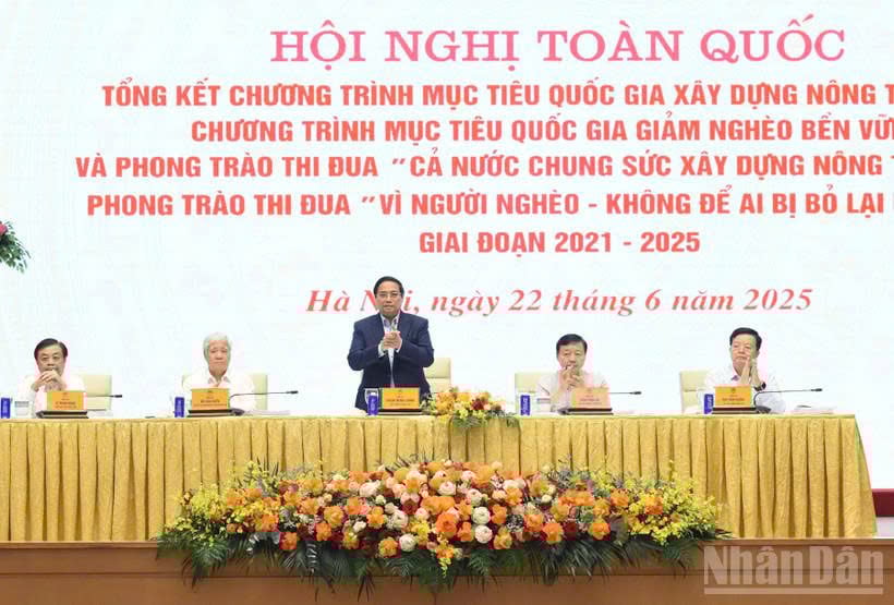 ความพยายามที่จะดำเนินการตามแผนงานเป้าหมายแห่งชาติอย่างมีประสิทธิผลในการลดความยากจนอย่างยั่งยืนและการก่อสร้างชนบทใหม่
