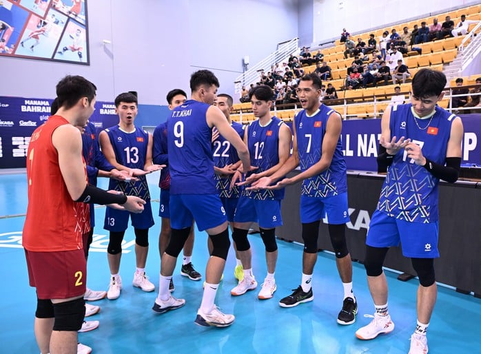 Bóng chuyền Việt Nam suýt lật đổ Qatar tại tứ kết AVC Nations Cup- Ảnh 1.