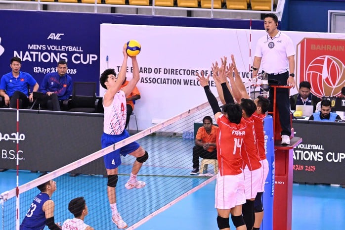 Bóng chuyền nam Việt Nam thất bại đầy tiếc nuối trước Indonesia tại AVC Nations Cup- Ảnh 2.