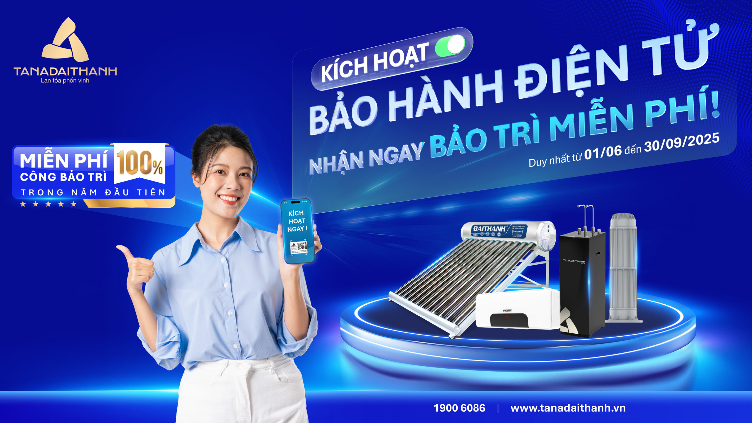 Ưu đãi đặc biệt dành cho khách hàng kích hoạt bảo hành điện tử - Trải nghiệm dịch vụ hậu mãi hiện đại cùng Tân Á Đại Thành