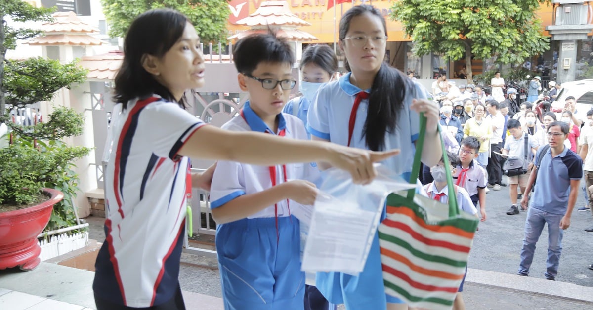 The entrance exam results for grade 6 at Tran Dai Nghia School are available.