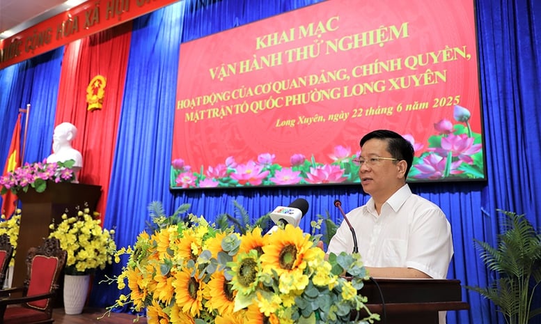 Các tỉnh ĐBSCL vận hành thử nghiệm các xã, phường mới- Ảnh 1.