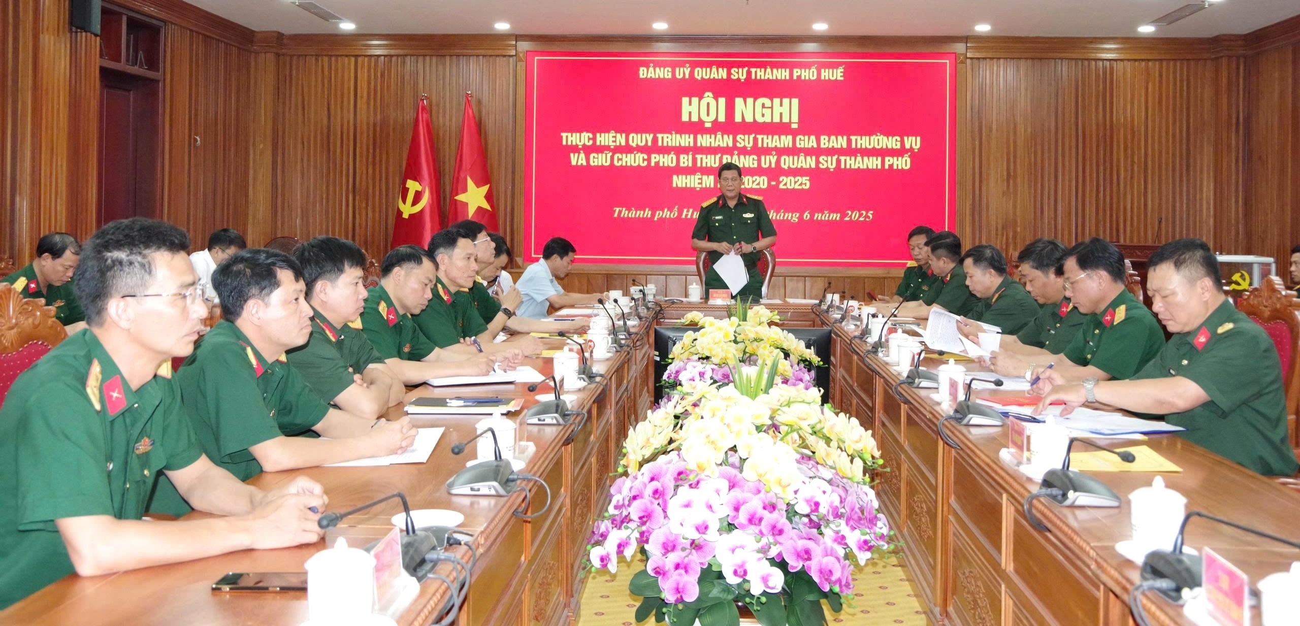 Giới thiệu nhân sự giữ chức Phó Bí thư Đảng ủy Quân sự thành phố, nhiệm kỳ 2025 - 2030