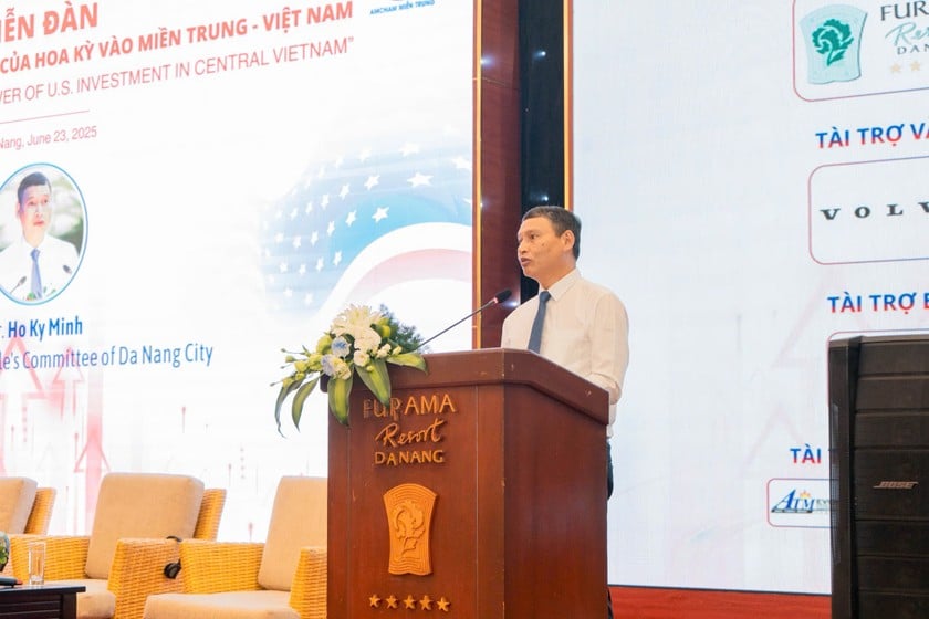 Phó Chủ tịch Thường trực UBND TP Đà Nẵng Hồ Kỳ Minh phát biểu tại diễn đàn.