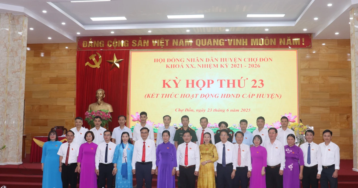 23rd session, People's Council of Cho Don district, term XX, 2021-2026