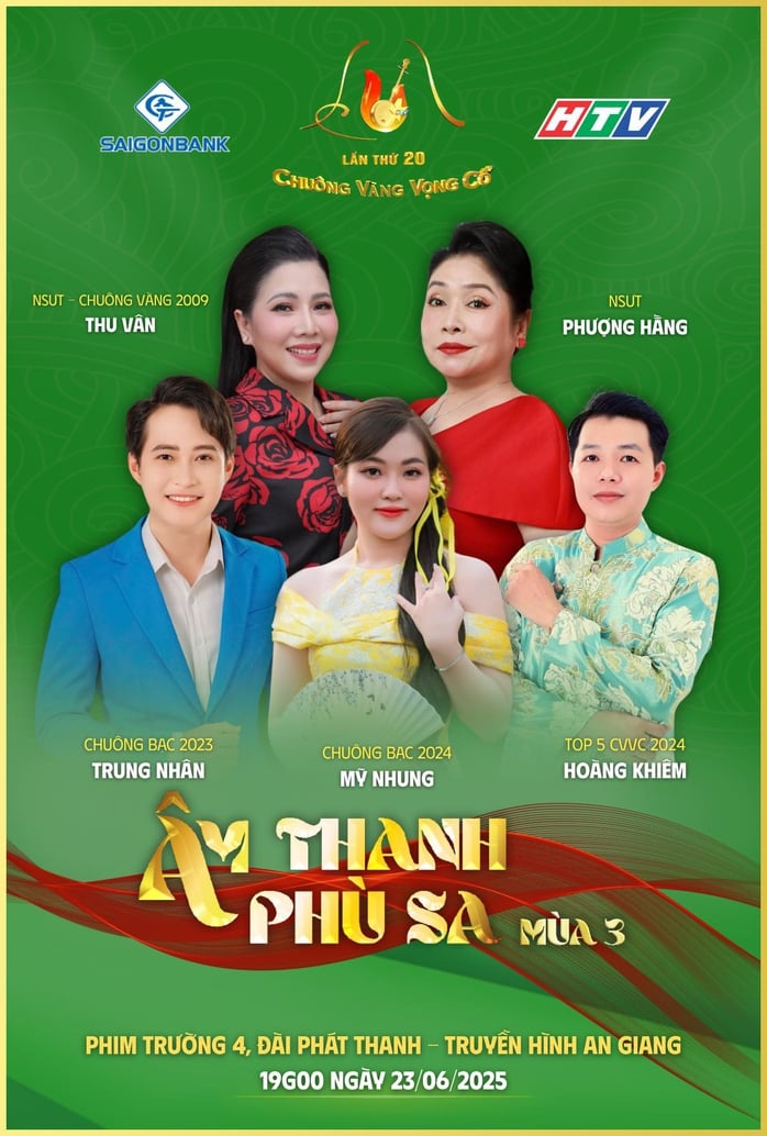 "Âm thanh phù sa mùa 3" đồng hành với "Chuông vàng vọng cổ"- Ảnh 1.