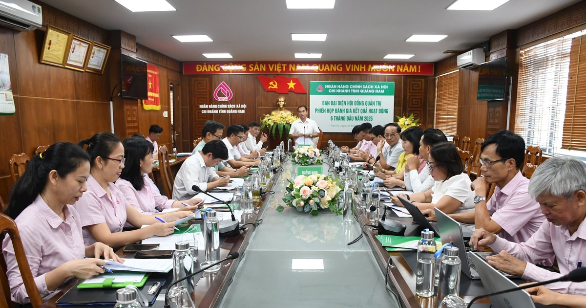 In 6 months, Quang Nam had 20,721 households receiving policy credit loans.