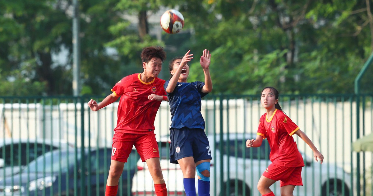 U.16 TP.HCM thắng đậm, quyết liệt bám đuổi tốp đầu giải U.16 nữ quốc gia
