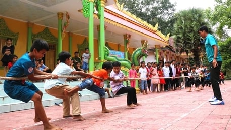 Vĩnh Long chú trọng phát triển TDTT vùng đồng bào dân tộc Khmer - Ảnh 2.
